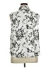 Elle 100% Polyester Floral Silver Sleeveless Blouse Size XL - photo 2