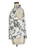 Elle 100% Polyester Floral Silver Sleeveless Blouse Size XL - photo 5