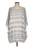Jarbo Silver Short Sleeve Top Size Sm (1) - photo 1