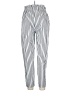 Freeprance Stripes Silver Casual Pants Size XL - photo 2