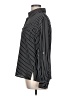 Covington 100% Polyester Stripes Black Long Sleeve Blouse Size L - photo 5