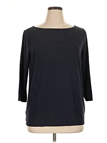 Ann Taylor Factory 3/4 Sleeve T-Shirt (view 1)