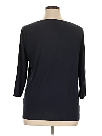 Ann Taylor Factory 3/4 Sleeve T-Shirt (view 2)