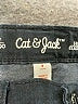 Cat & Jack Solid Black Jeans Size 8 - photo 3