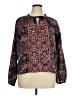 Maison Hotel Blue Long Sleeve Blouse Size XL - photo 1