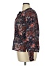 Maison Hotel Blue Long Sleeve Blouse Size XL - photo 5