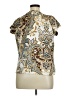 Sunny Leigh Gold Short Sleeve Blouse Size XL - photo 2