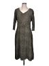 Sandra Angelozzi 100% Acetate Gray Casual Dress Size EU 42 / US 12 - photo 1