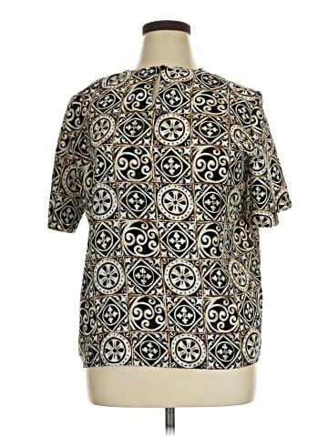 Notations Short Sleeve Blouse (view 1)