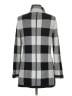 Adrienne Vittadini Checkered-gingham Gray Coat Size M - photo 2