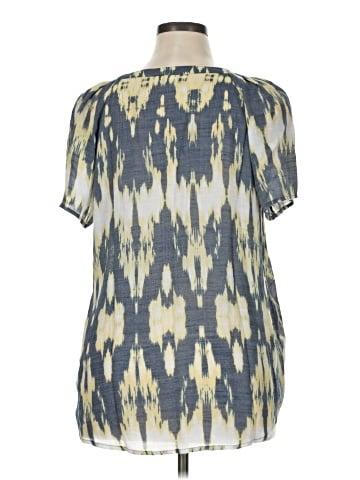 Christopher & Banks Short Sleeve Blouse (view 2)