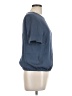 Giorgio Armani 100% Silk Blue Short Sleeve Top Size EU 44 / US 14 - photo 4