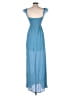 AaKaa Blue Casual Dress Size S - photo 2
