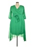 DKNY 100% Polyester Green Casual Dress Size 18 - photo 1