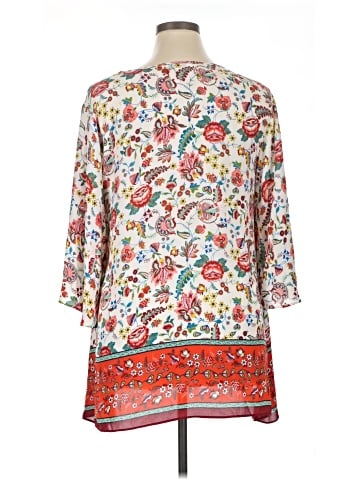 Rose + Olive 3/4 Sleeve Blouse (view 2)