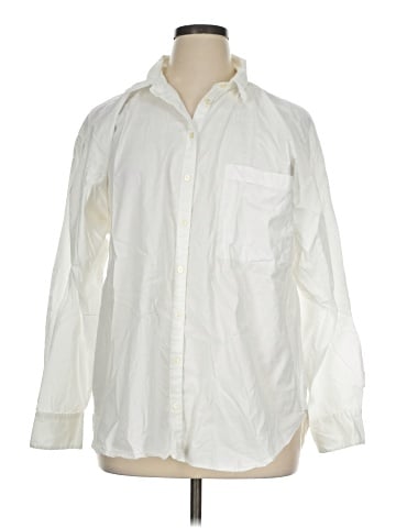 Ann Taylor LOFT Long Sleeve Button-Down Shirt (view 1)