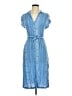 Lush 100% Rayon Blue Casual Dress Size M - photo 1