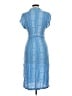 Lush 100% Rayon Blue Casual Dress Size M - photo 2