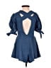 C/MEO Collective 100% Cotton Solid Blue Romper Size XXS - photo 2