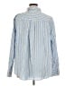 Torrid 100% Cotton Stripes Blue Long Sleeve Button-Down Shirt Size 2X Plus (2) - photo 2