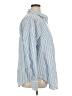 Torrid 100% Cotton Stripes Blue Long Sleeve Button-Down Shirt Size 2X Plus (2) - photo 4