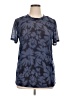 Torrid Floral Blue Active T-Shirt Size 2X Plus (2) - photo 1
