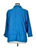 Ali Miles Blue 3/4 Sleeve Button-Down Shirt Size XL - photo 2