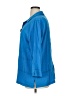Ali Miles Blue 3/4 Sleeve Button-Down Shirt Size XL - photo 5
