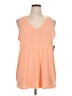 Torrid Orange Sleeveless T-Shirt Size 2X Plus (2) - photo 1