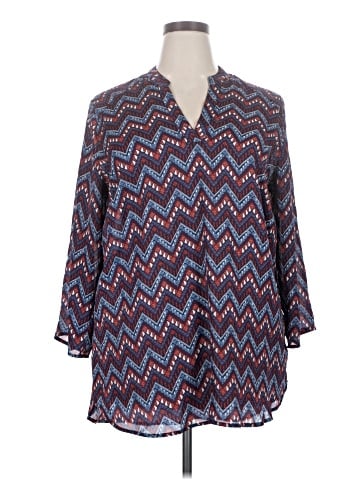 Cato 3/4 Sleeve Blouse (view 1)