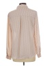 Candie's 100% Polyester Houndstooth Tan Long Sleeve Blouse Size L - photo 2