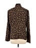 DressBarn Animal Print Brown Blazer Size L - photo 2