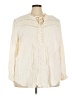 Torrid Ivory Long Sleeve Blouse Size 4X Plus (4) - photo 1