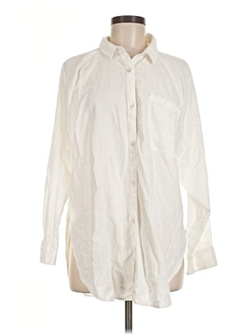 Aerie Long Sleeve Button-Down Shirt (view 1)