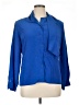 Pendleton 100% Polyester Blue Long Sleeve Blouse Size 14 - photo 1