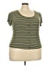 rue21 Green Short Sleeve T-Shirt Size 3X - photo 1