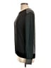 Bailey 44 100% Silk Black Long Sleeve Top Size L - photo 5