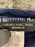 Carmen Marc Valvo Floral Blue Swimsuit Top Size 6 - photo 3