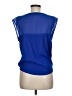 American Eagle Outfitters 100% Polyester Blue Sleeveless Blouse Size M - photo 2
