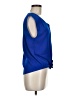 American Eagle Outfitters 100% Polyester Blue Sleeveless Blouse Size M - photo 4