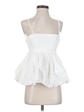 Line & Dot Sleeveless Blouse