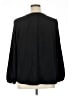 Old Navy 100% Polyester Black Long Sleeve Blouse Size XL - photo 2