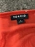 Torrid 100% Cotton Red Short Sleeve Blouse Size 2X Plus (2) - photo 7