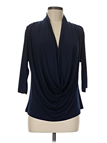 Beige by ECI 3/4 Sleeve Top (view 1)