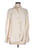 Vince. Ivory Long Sleeve Button-Down Shirt Size M - photo 1