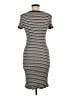 ModCloth Stripes Gray Casual Dress Size M - photo 2