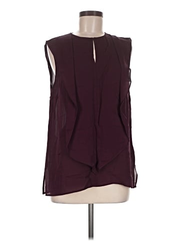 St. John Sleeveless Silk Top (view 1)