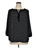 New Directions 100% Polyester Black 3/4 Sleeve Blouse Size XL - photo 1