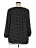 New Directions 100% Polyester Black 3/4 Sleeve Blouse Size XL - photo 2