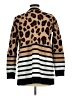 By Design Animal Print Brown Cardigan Size M - photo 2